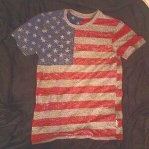 Flag Print Tee